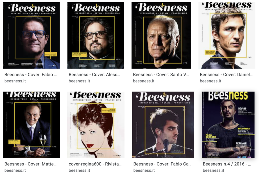 Copertine rivista beesness